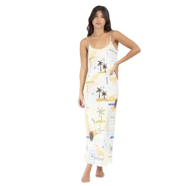 VESTIDO RIP CURL SUN CLUB MIDI DRESS