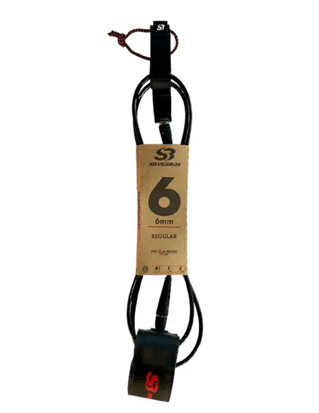 LEASH SILVER BAY PRO SLIM / REGULAR 6 6MM