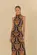 VESTIDO FARM MIDI PANTERA BOHO