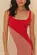 VESTIDO FARM RECORTES PATCH CREPE