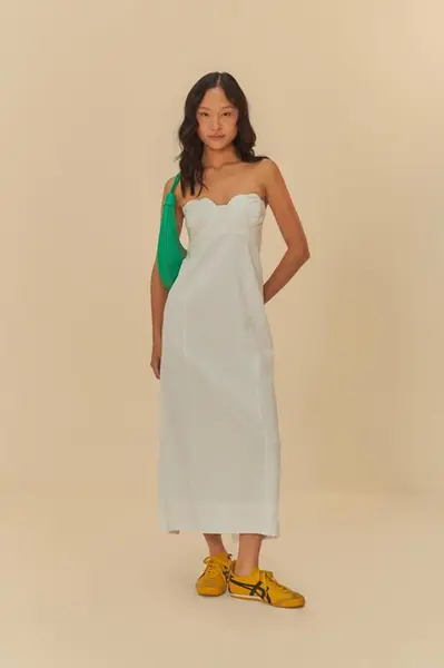VESTIDO FARM CROPPED MEIA TACA