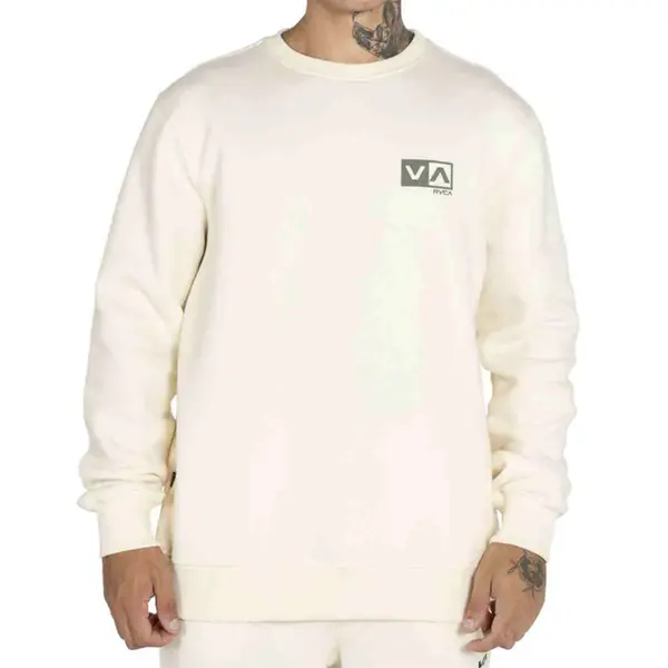 MOLETOM RVCA CARE MINI BALANCE BOX CREW 270G