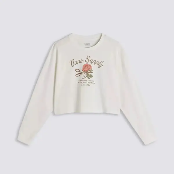 CAMISETA VANS SUPPLY BOUTIQUE LS RELAX CROP