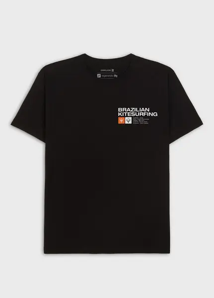 CAMISETA OSKLEN VINTAGE BRAZILIAN KITESURFING MC