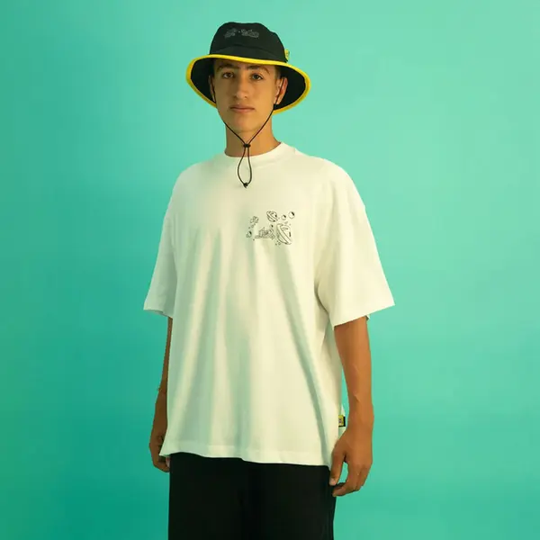 CAMISETA BOXFIT LOST X BOB ESPONJA QUADRADA BUBBLE