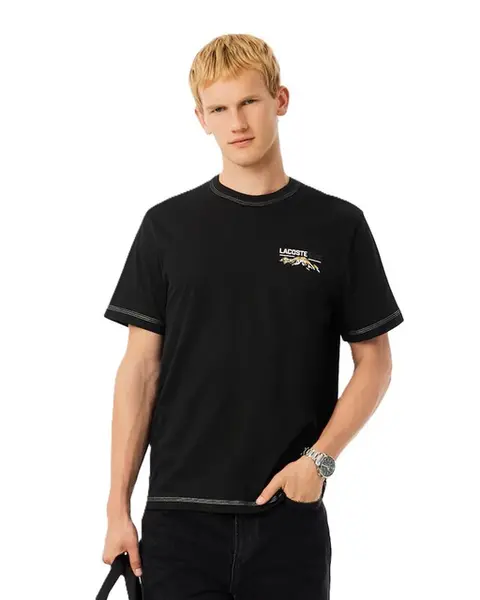 CAMISETA LACOSTE ESTAMPADA