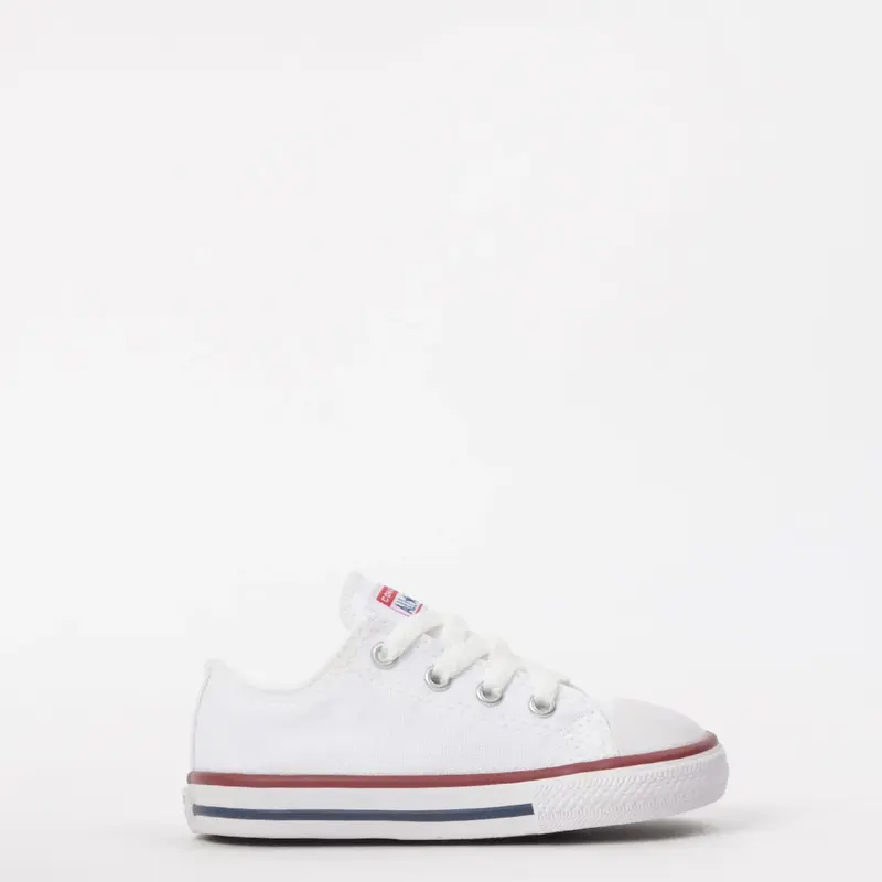 TENIS CONVERSE CHUCK TAYLOR ALL STAR INFANTIL BRANCO/BRANCO/MARINHO