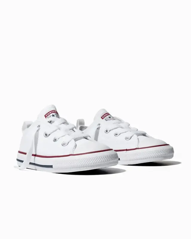 TENIS CONVERSE CHUCK TAYLOR ALL STAR INFANTIL BRANCO/BRANCO/MARINHO