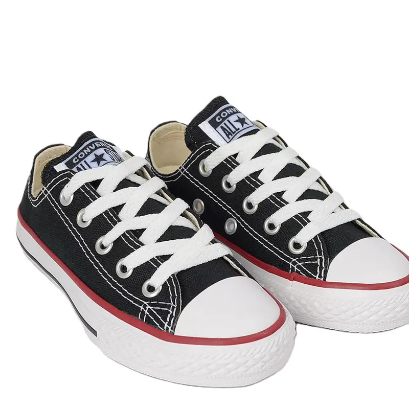 TENIS CONVERSE CHUCK TAYLOR ALL STAR JUVENIL PRETO/VERMELHO/PRETO