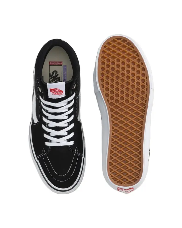 TENIS VANS SKATE SK8-HI BLACK/WHITE