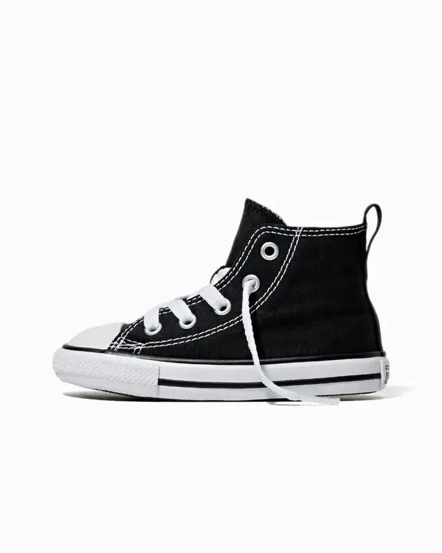 TENIS CONVERSE CHUCK TAYLOR ALL STAR INFANTIL PRETO/CRU/PRETO