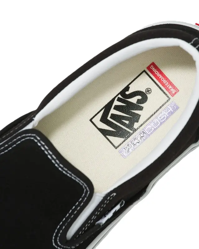 TENIS VANS SKATE SLIP-ON BLACK/WHITE