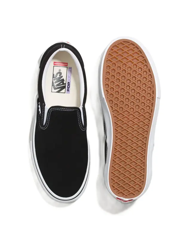 TENIS VANS SKATE SLIP-ON BLACK/WHITE