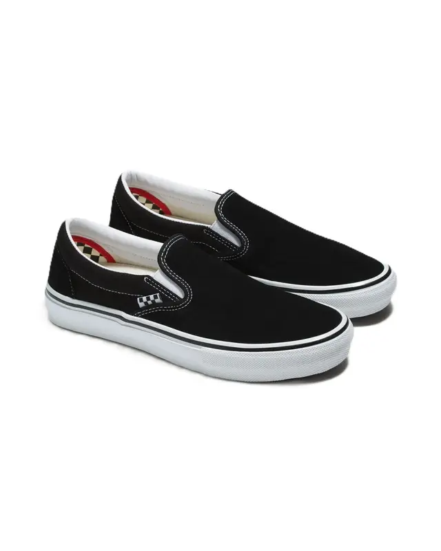 TENIS VANS SKATE SLIP-ON BLACK/WHITE