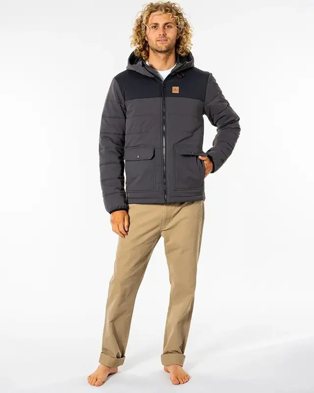 JAQUETA RIP CURL RIDGE ANTI SERIES JACKE 8254-WASHED BLACK