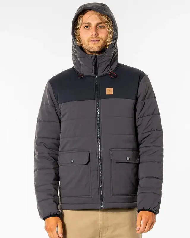 JAQUETA RIP CURL RIDGE ANTI SERIES JACKE 8254-WASHED BLACK