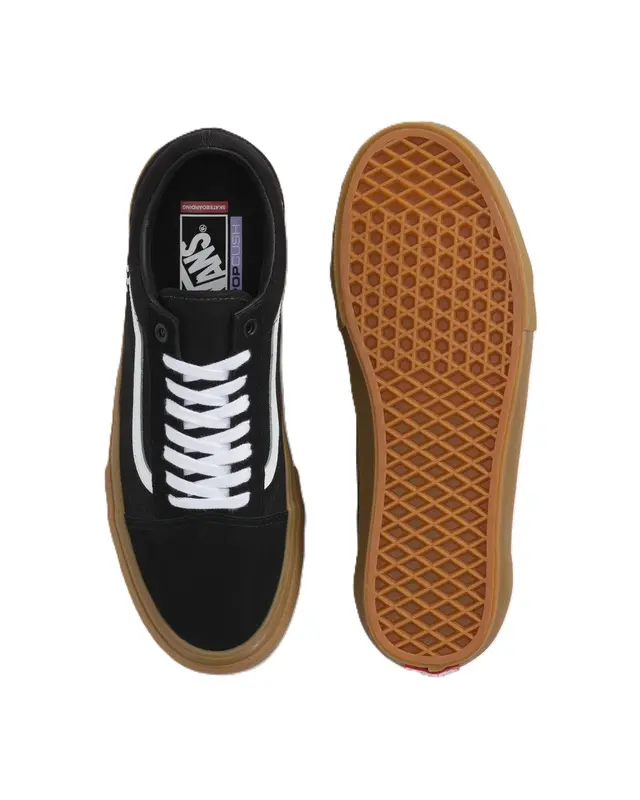 TENIS VANS SKATE OLD SKOOL (10 OZ CANVAS) BLACK/GUM