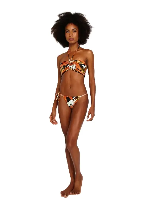 BIQUINI RIP CURL NAMOTU BEACH BANDEAU 90-BLACK