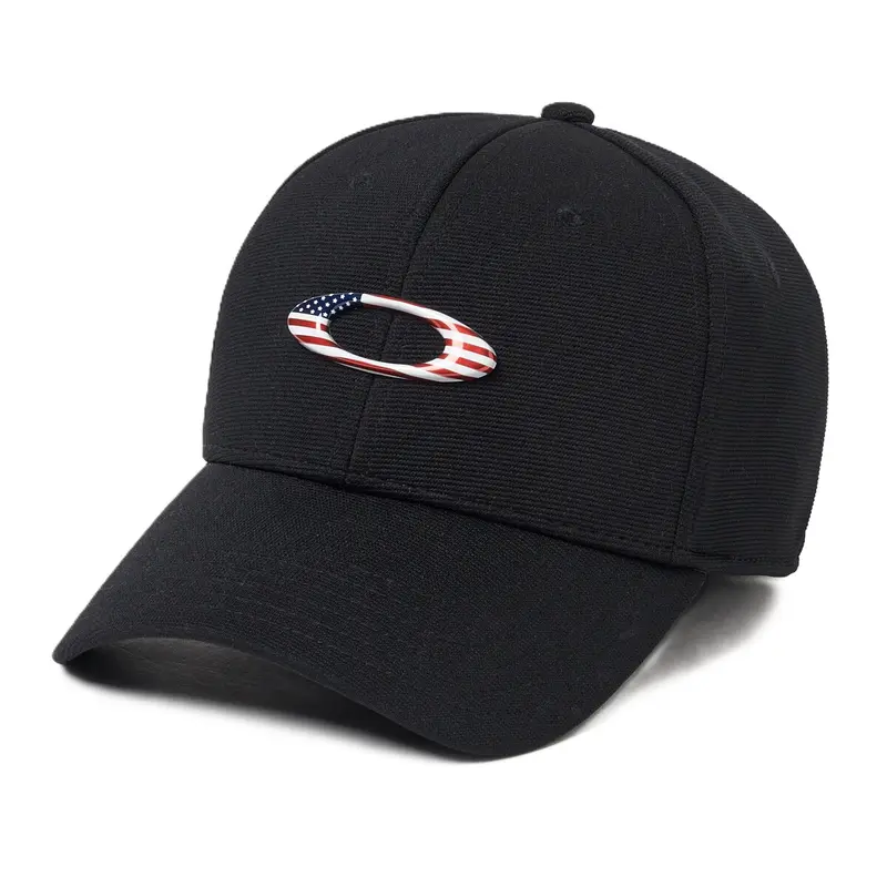 BONE OAKLEY TINCAN CAP BLACK/AMERICAN FLAG