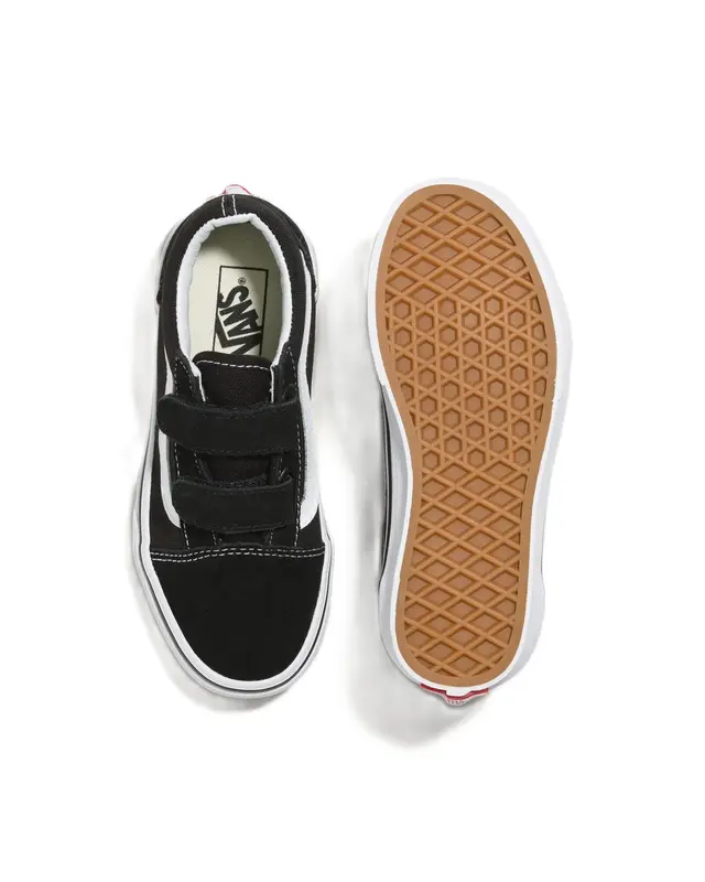 TENIS VANS OLD SKOOL INFANTIL BLACK/TRUE WHITE