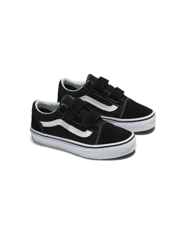 TENIS VANS OLD SKOOL INFANTIL BLACK/TRUE WHITE