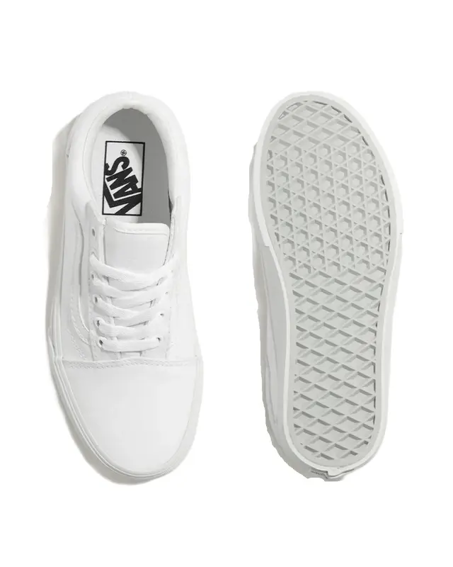 TENIS VANS OLD SKOOL TRUE WHITE