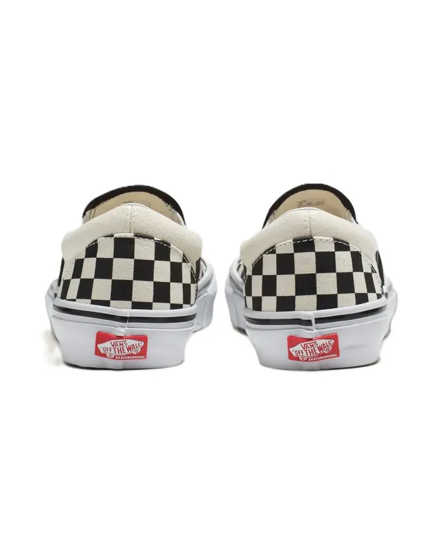 TENIS VANS CLASSIC SLIP-ON BLK&WHTCHCKERBOARD/WHT