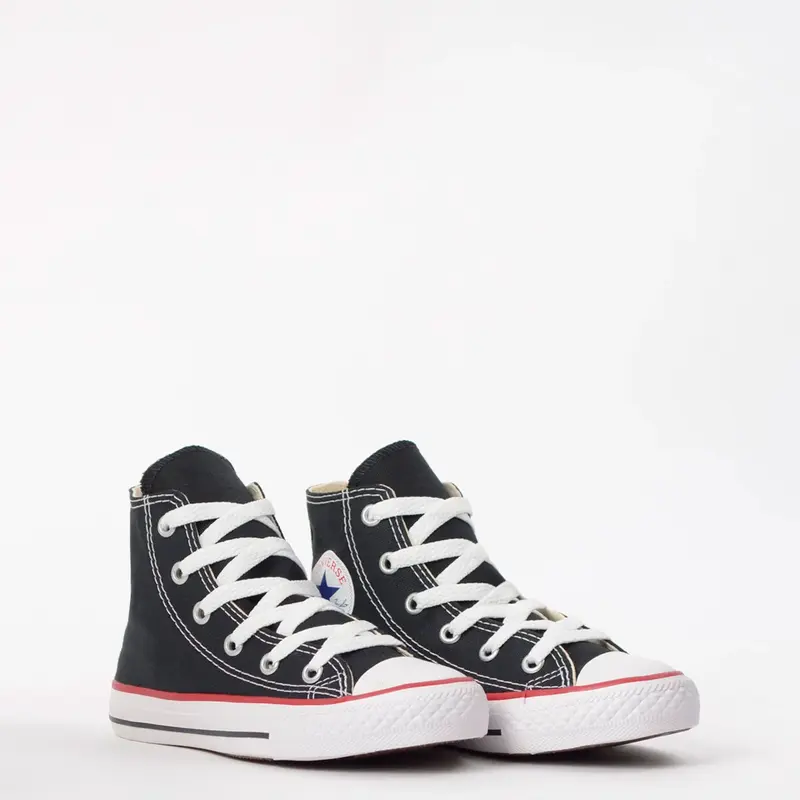 TENIS CHUCK TAYLOR ALL STAR PRETO/VERMELHO/PRETO