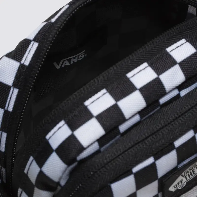 BOLSA VANS GO GETTER CROSSBODY BLACK WHITE CHECKERBOARD