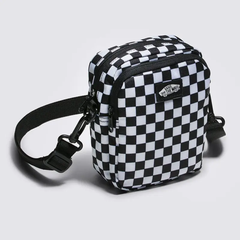 BOLSA VANS GO GETTER CROSSBODY BLACK WHITE CHECKERBOARD