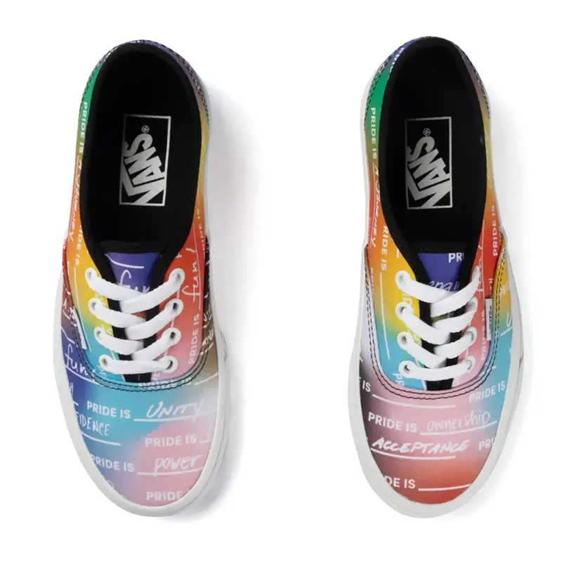TENIS VANS AUTHENTIC RAINBOW/TRUE WHITE