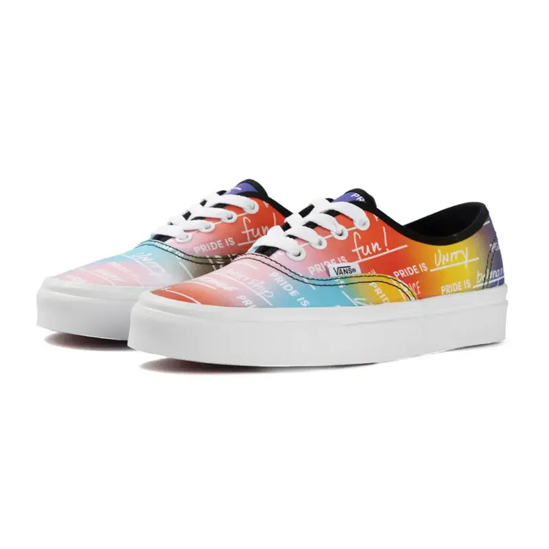 TENIS VANS AUTHENTIC RAINBOW/TRUE WHITE