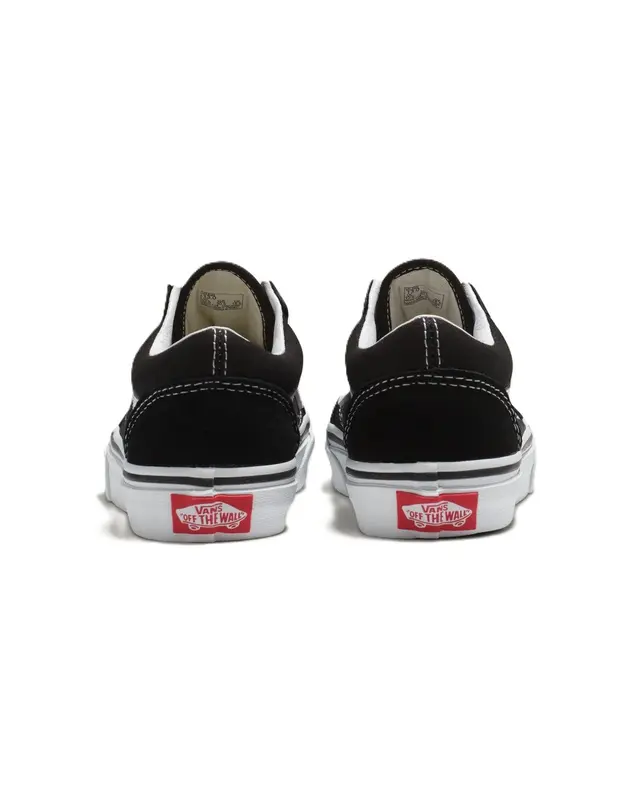 TENIS VANS OLD SKOOL V INFANTIL BLACK/TRUE WHITE