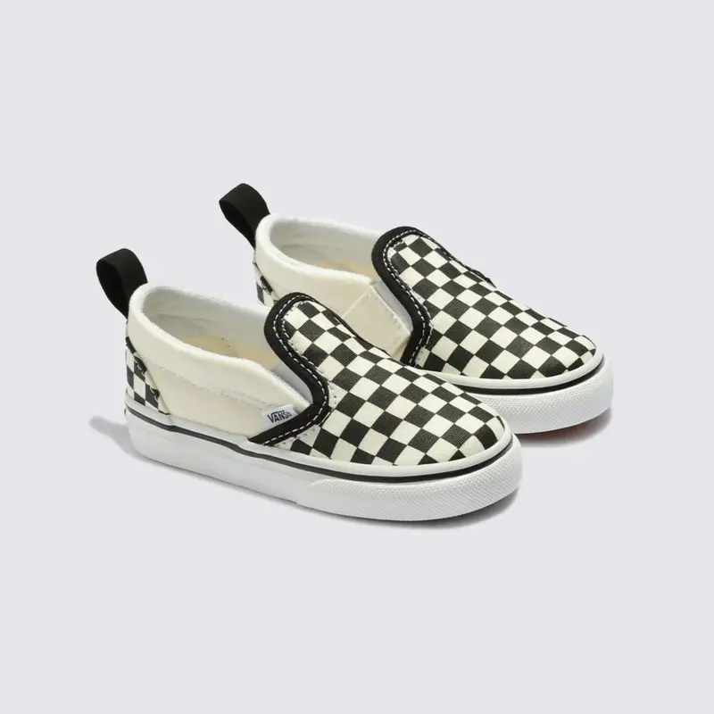 TENIS VANS CLASSIC SLIP-ON INFANTIL BLKEWHTCHCKERBOARD/WHT