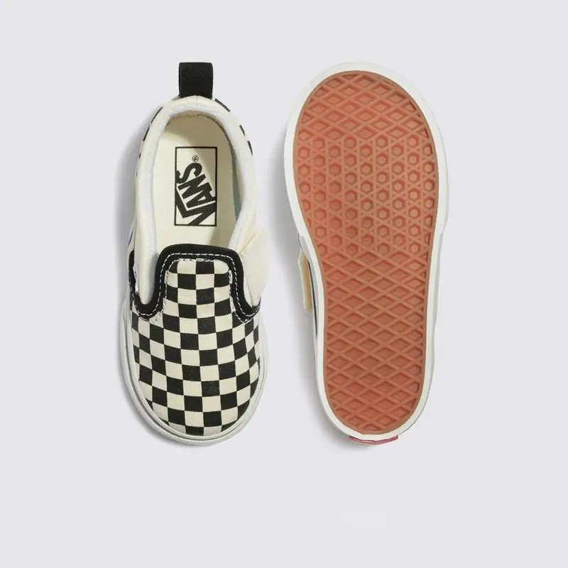 TENIS VANS CLASSIC SLIP-ON INFANTIL BLKEWHTCHCKERBOARD/WHT