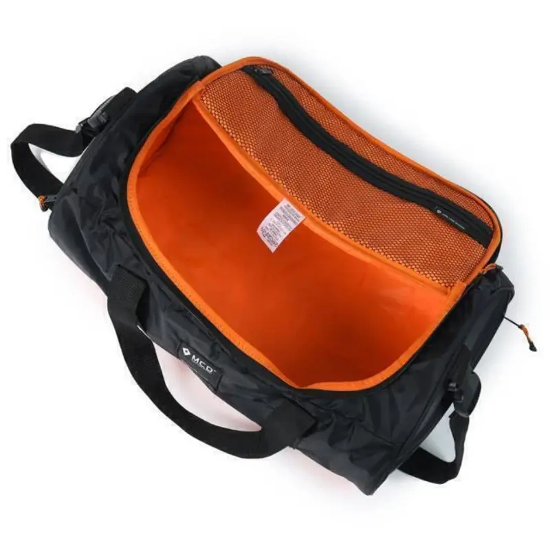 MALA MCD BLACK ORANGE PRETO