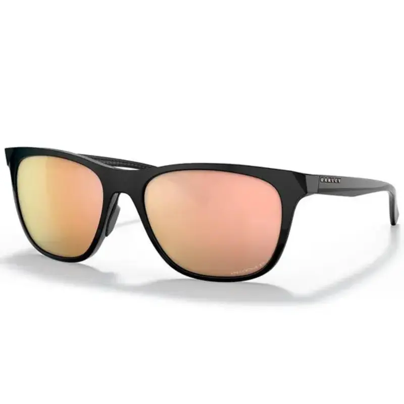 OCULOS OAKLEY LEADLINE - POLISHED BLACK W/PRIZM ROSE GOLD POLARIZED