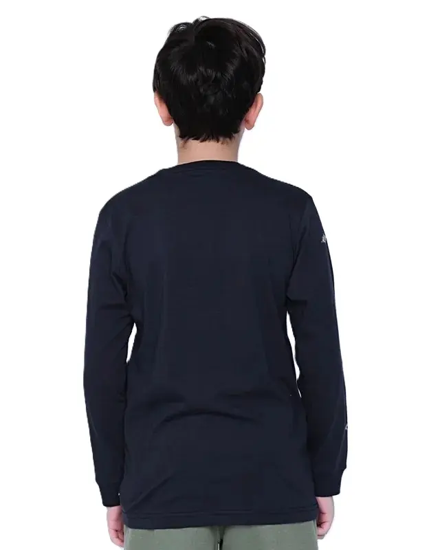 CAMISETA RIP CURL FADE REVIVAL JUVENIL 8254-WASHED BLACK