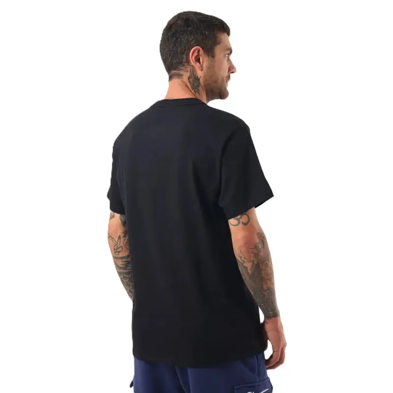 CAMISETA CHAMPION MINI SCRIPT BLACK