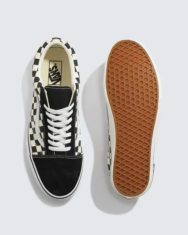 Tênis VansUA OLD SKOOL (PRIMARY CHECK) BLK/WHITE