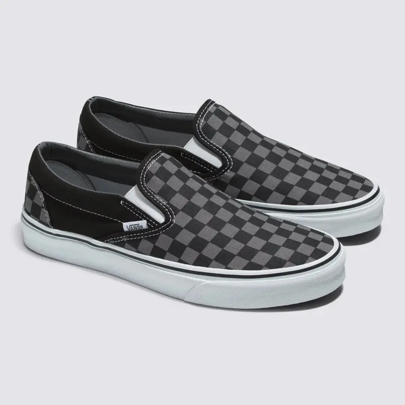 TENIS VANS CLASSIC SLIP-ON BLACK/PEWTER CHECKERBOARD