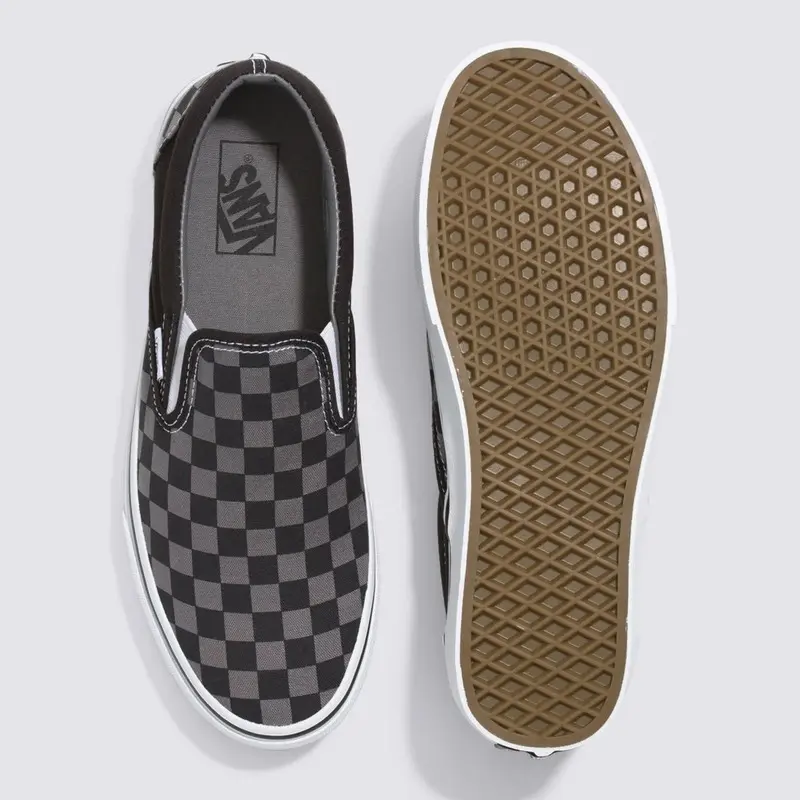 TENIS VANS CLASSIC SLIP-ON BLACK/PEWTER CHECKERBOARD