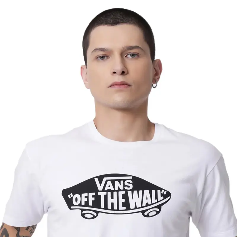 CAMISETA VANS OTW CLASSIC FRONT WHITE BLACK