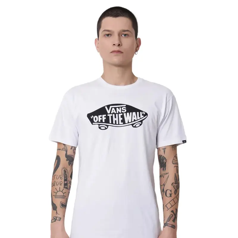 CAMISETA VANS OTW CLASSIC FRONT WHITE BLACK