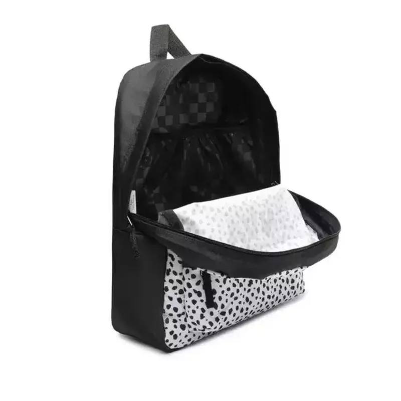 MOCHILA VANS GIRLS REALM BLACK WHITE