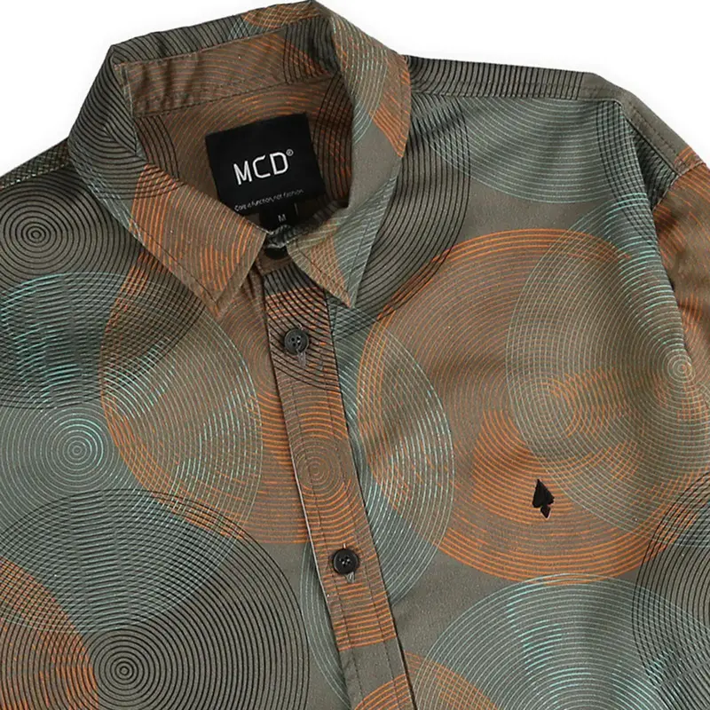 CAMISA MCD ML REGULAR ENIGMA GRAFITE