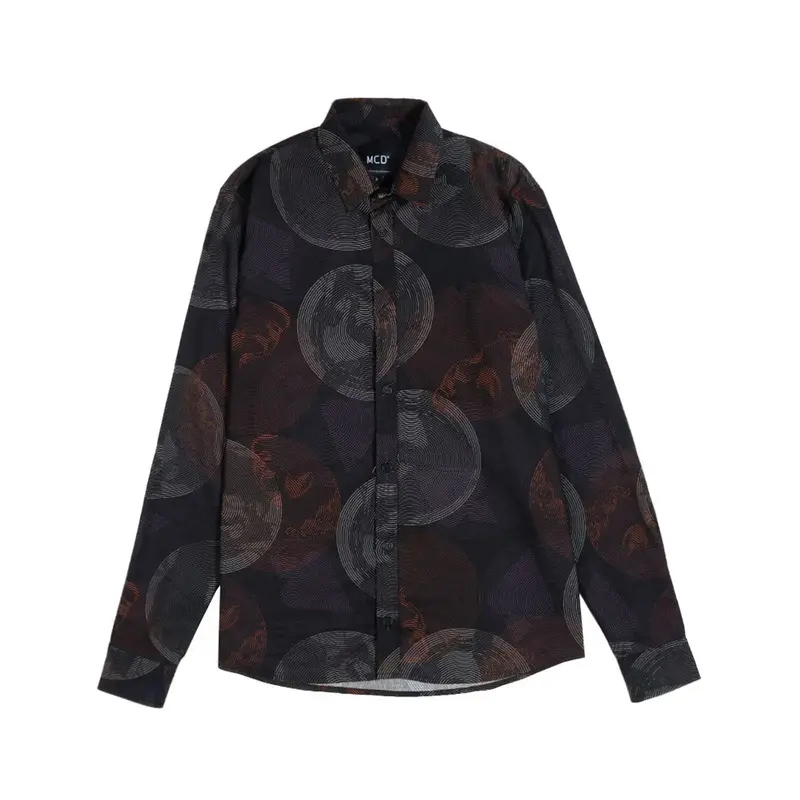 CAMISA MCD ML REGULAR ENIGMA PRETO