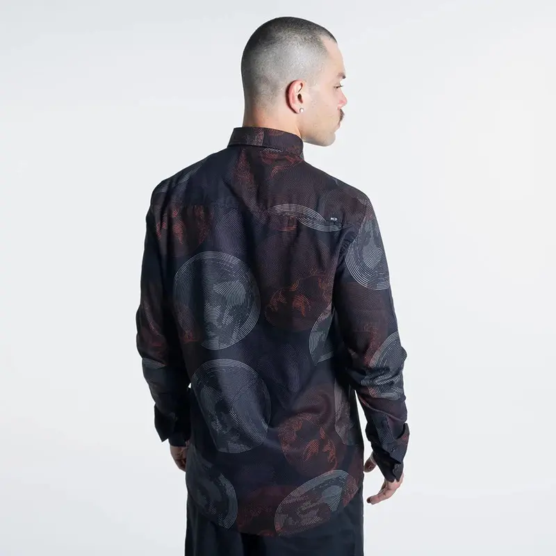 CAMISA MCD ML REGULAR ENIGMA PRETO