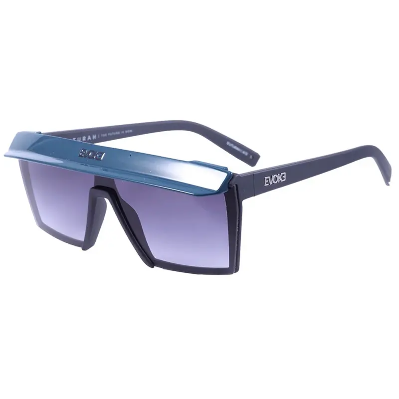 OCULOS DE SOL EVOKE FUTURAH A13 DARK RANGE SILVER GRAY GRADIENT UNICA