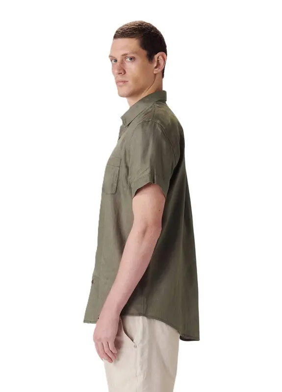 CAMISA OSKLEN CLASSIC LINHO FOREST
